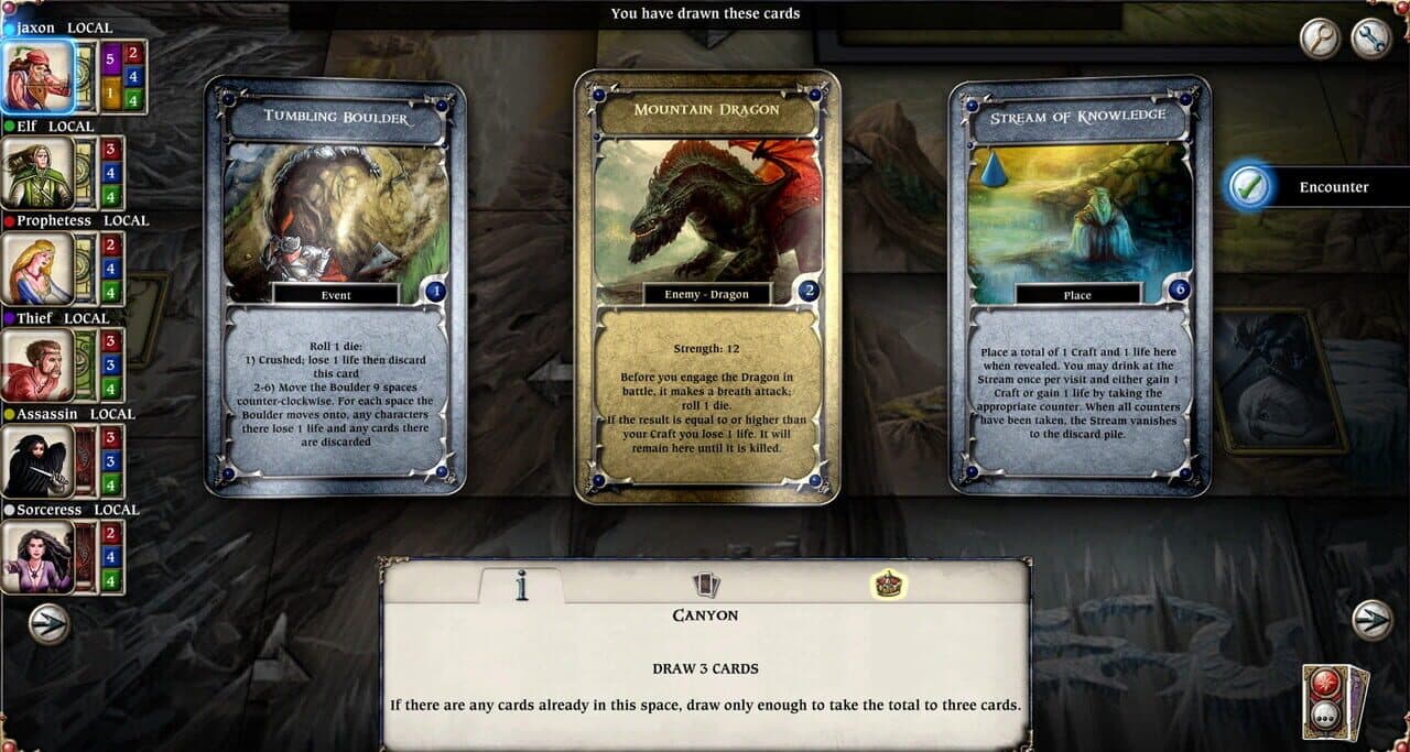 Talisman: The Highland Expansion - Legendary Deck screenshot 3