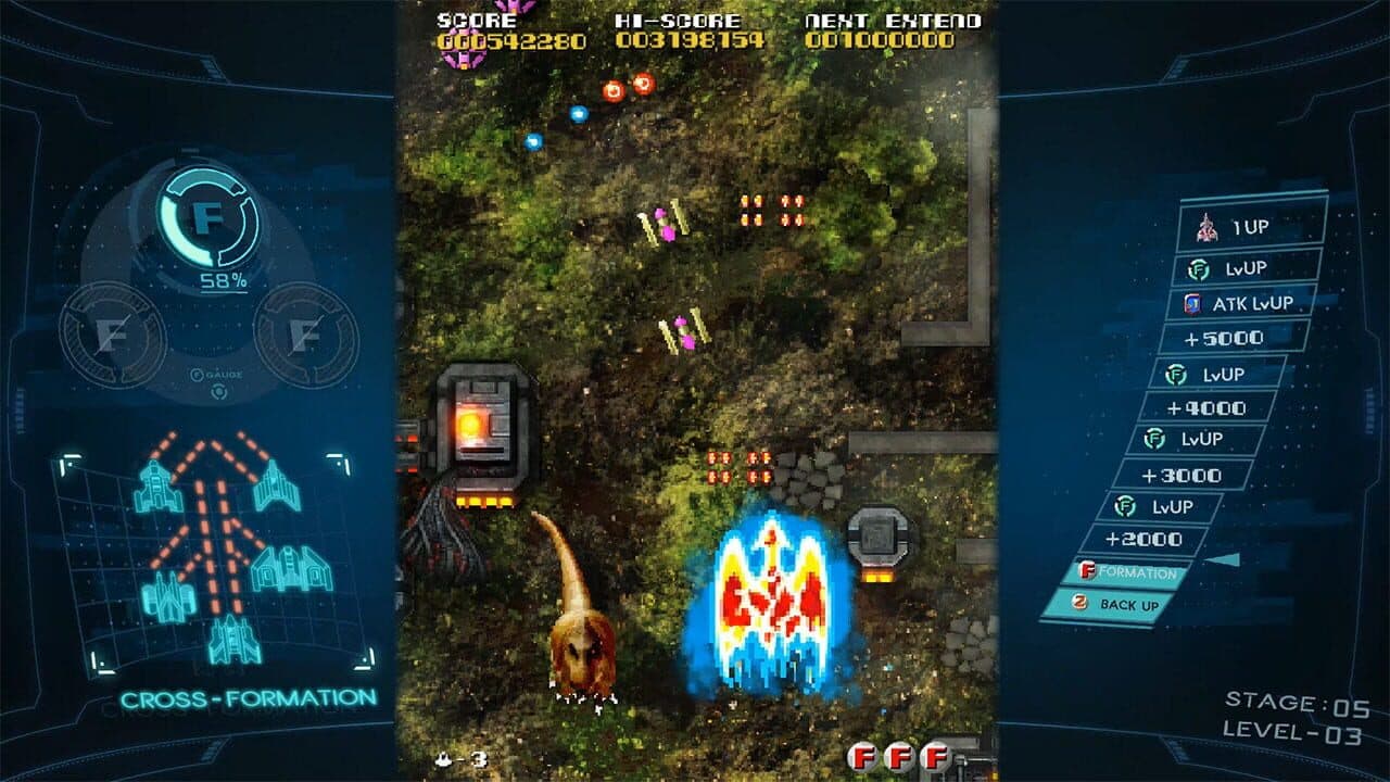 Sol Cresta: Wing Galiber screenshot 3