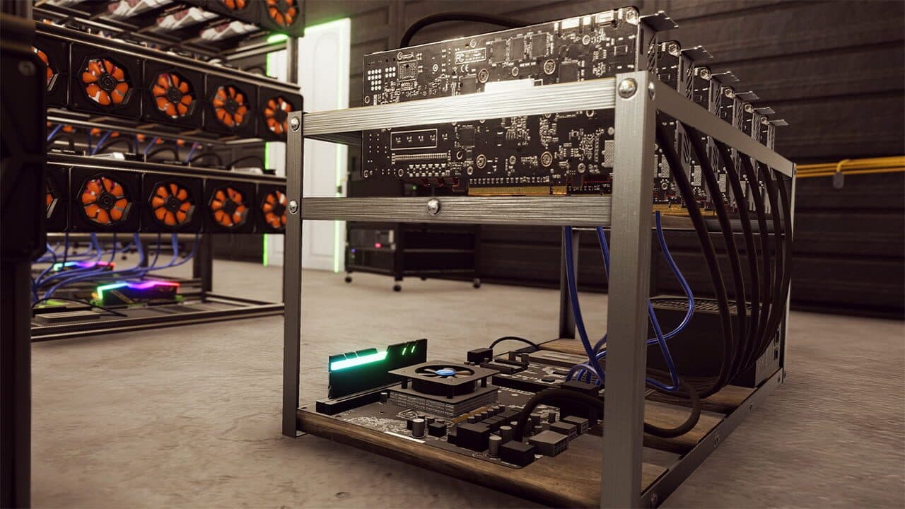 Crypto Mining Simulator: Ultimate Trading Strategy Tycoon Craft & Idle Game 3D screenshot 1