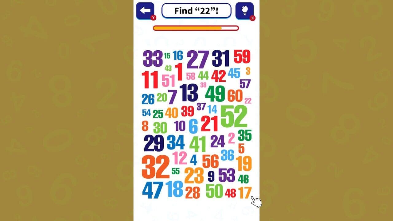 Brain Training!! Number Search screenshot 3
