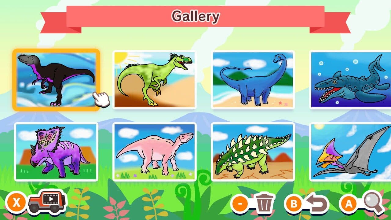Coloring Book Series: Dinosaur Museum screenshot 1