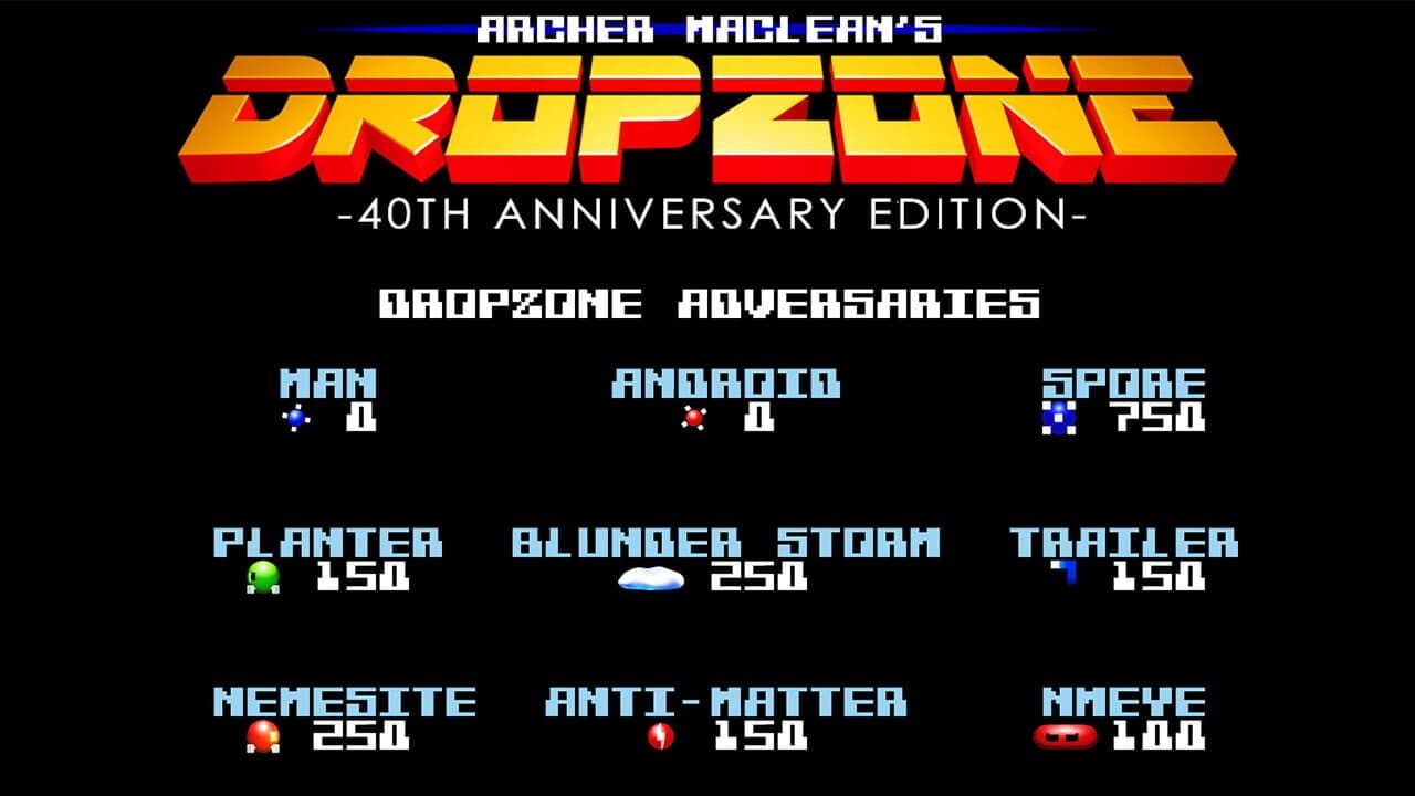 Archer Maclean's DropZone: 40th Anniversary Edition screenshot 2
