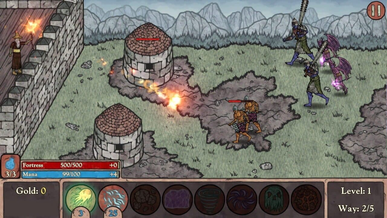 Wizard's Fortress: Tower Defense screenshot 1